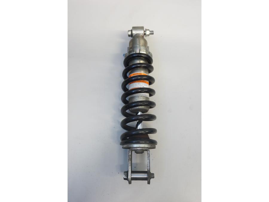 Framsidan på Stötdämpare från en Suzuki SFV 650 A Gladius -2012 motorcykel.