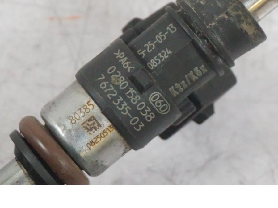 Vänster sida på Spridare från en BMW R 1200 GS -2018 motorcykel.