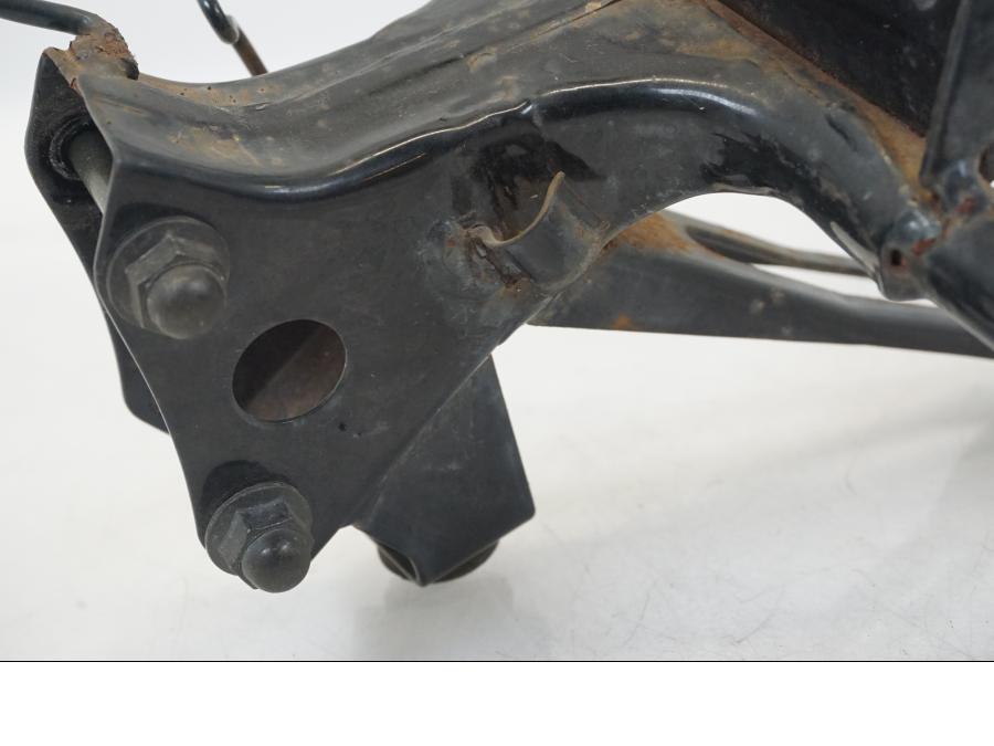 Snett uppifrån på Toppkåpstag från en Honda NSR 125 -1991 motorcykel.