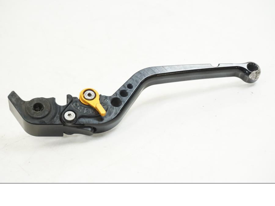 Baksidan på Broms och kopplingsgrepp från en Ducati Streetfighter S -2011 motorcykel.