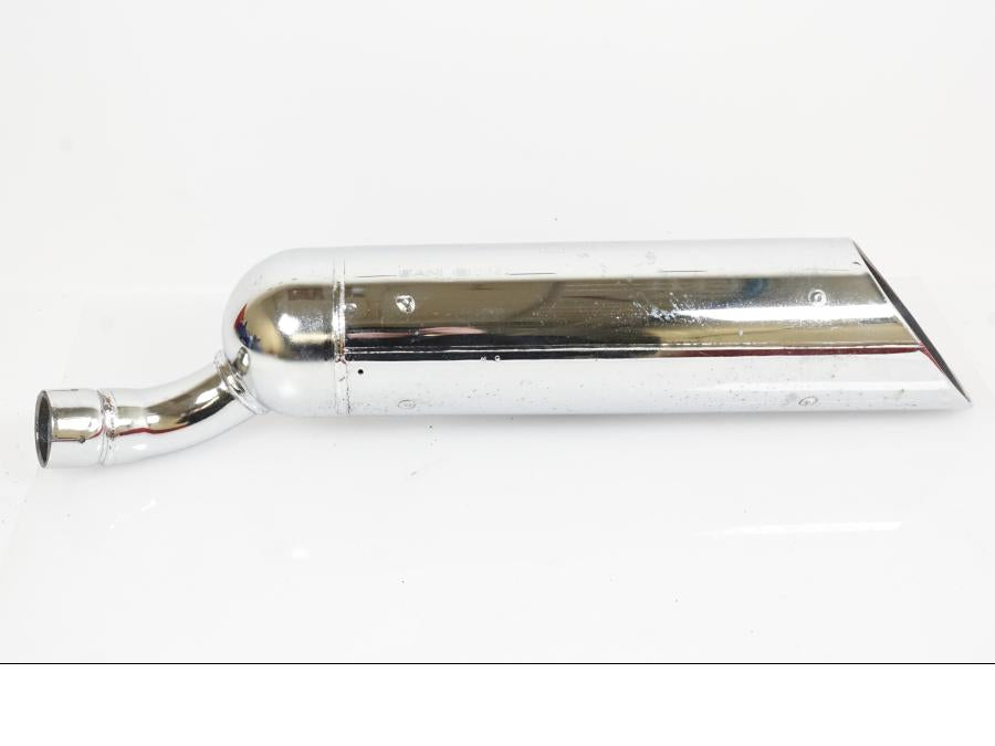 Baksidan på Ljuddämpare från en Kawasaki ZL 600 Eliminator -1995 motorcykel.