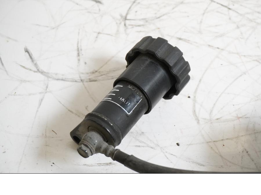 Baksidan på Stötdämpare från en BMW R 850 R -2004 motorcykel.