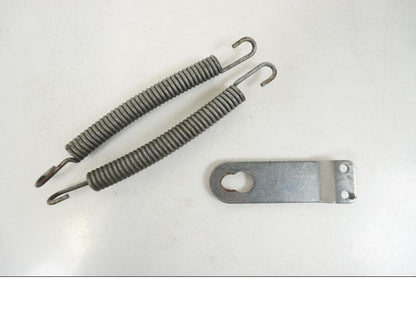 Baksidan på Sidostöd från en BMW F 650 CS -2002 motorcykel.