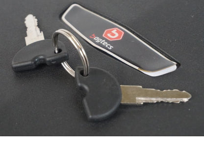 Baksidan på Topbox från en Triumph Tiger -2009 motorcykel.