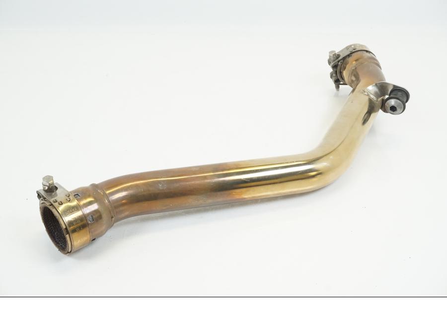 Baksidan på Mellanrör från en Triumph Daytona 675 -2010 motorcykel.