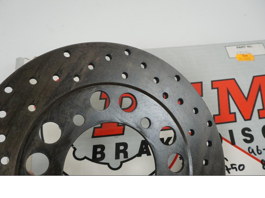 Höger sida på Bromsskiva från en Kawasaki ZX-9R -1997 motorcykel.