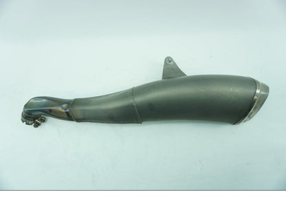 Baksidan på Ljuddämpare från en Suzuki GSX-R 1000 -2009 motorcykel.