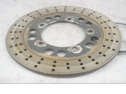 Höger sida på Bromsskiva från en Kawasaki ZZR 1200 -2002 motorcykel.