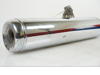 Snett nerifrån på Ljuddämpare från en Yamaha XJ 900 S -1997 motorcykel.