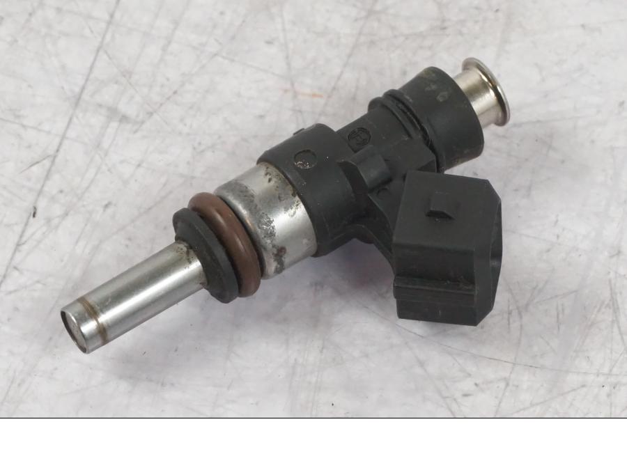 Snett uppifrån på Spridare från en BMW R 1200 GS -2018 motorcykel.