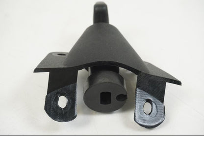 Vänster sida på Sadellåsmekanism från en BMW F 650 CS -2002 motorcykel.