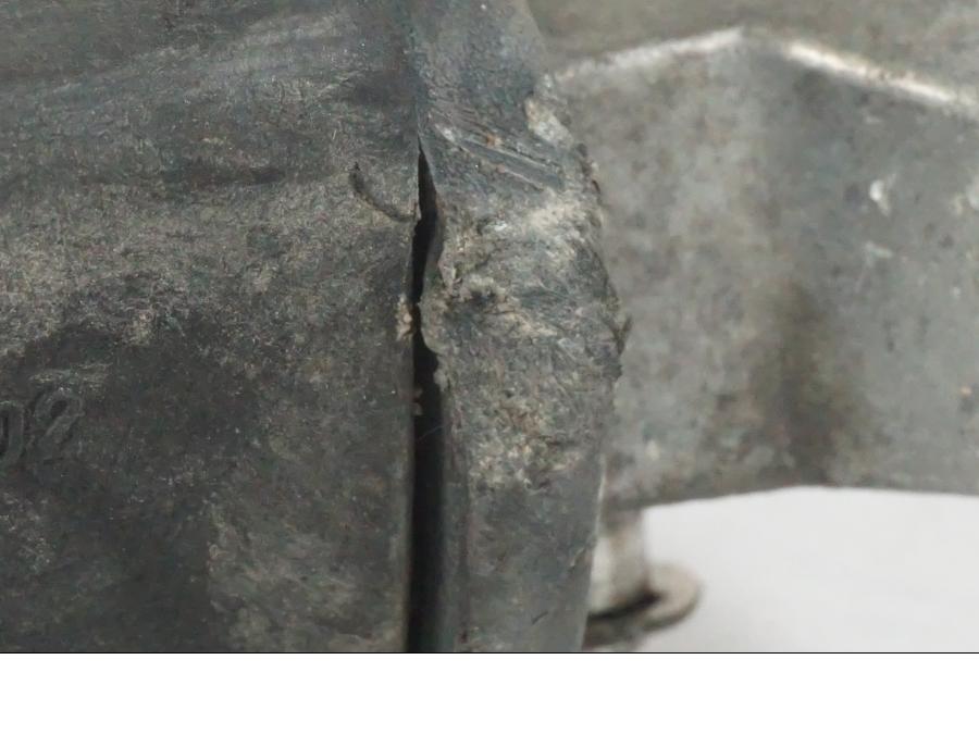 Snett uppifrån på Fotpinne från en BMW F 800 GS -2008 motorcykel.