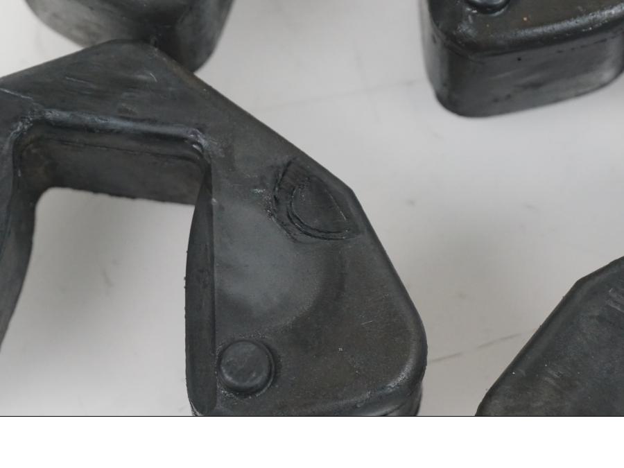 Snett uppifrån på Ryckutjämnare från en Suzuki GSX-R 1000 -2007 motorcykel.