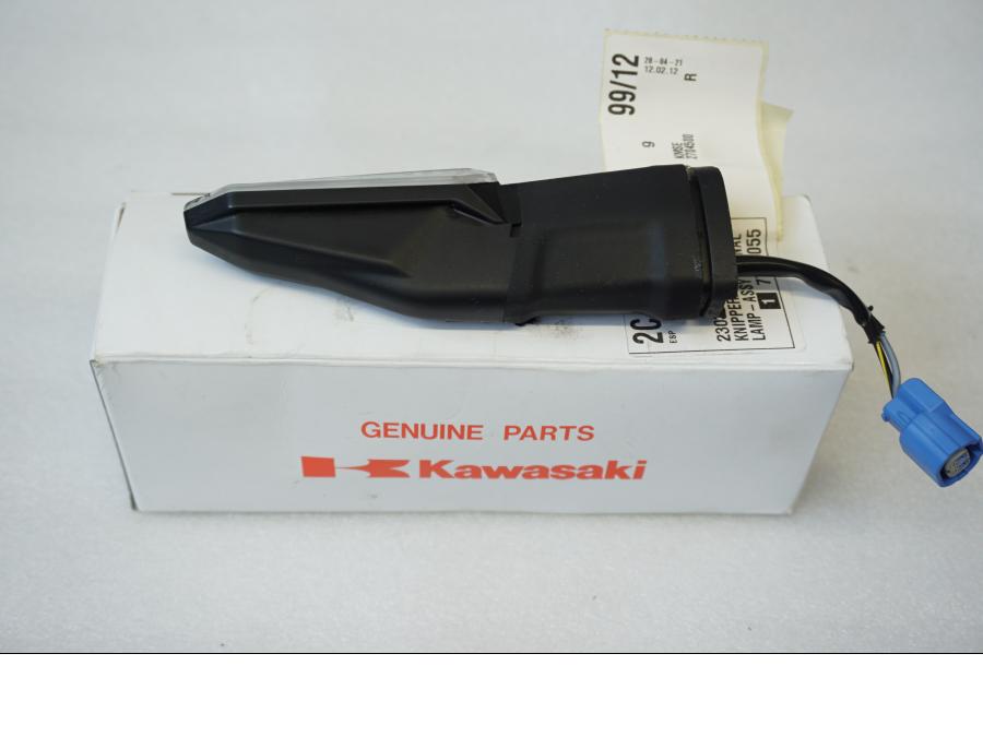 Baksidan på Blinkers LED från en Kawasaki Z 900 -2020 motorcykel.