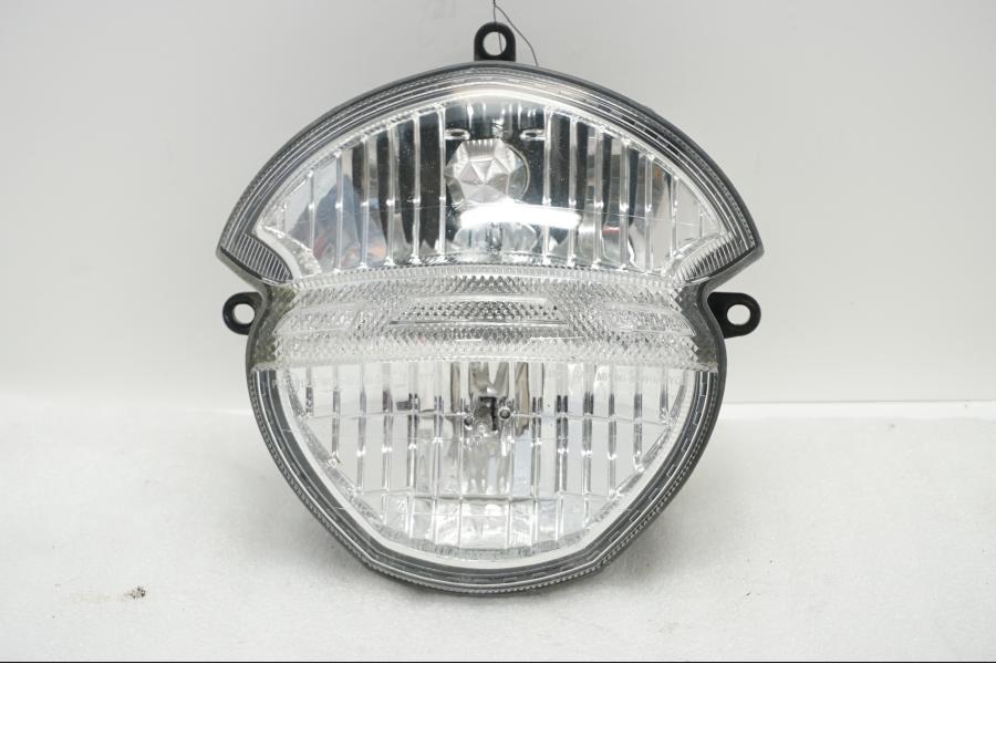 Framsidan på Strålkastare från en Ducati Monster 696 -2010 motorcykel.