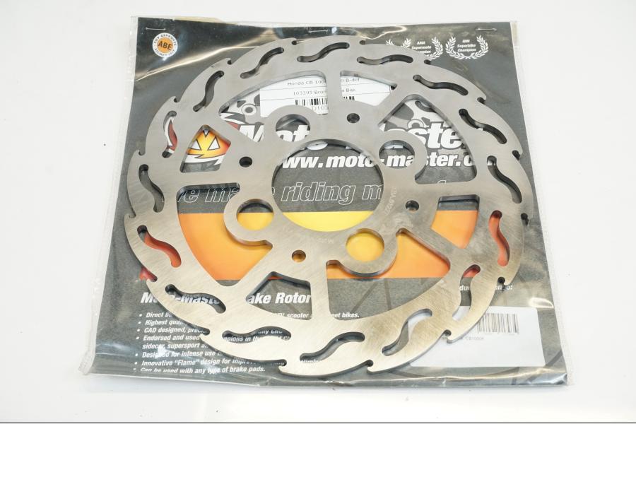 Framsidan på Bromsskiva från en Honda CB 1000 R -2010 motorcykel.