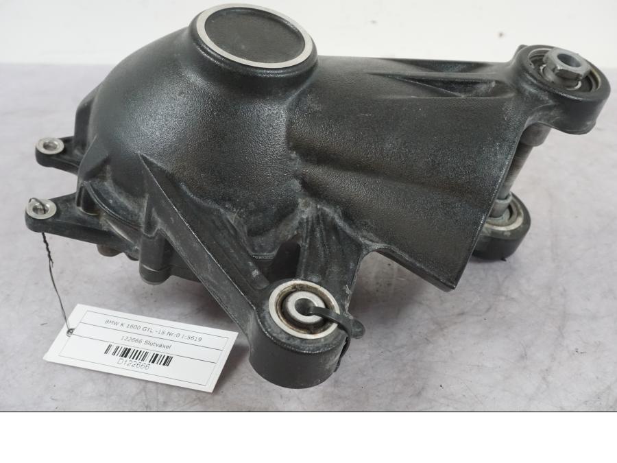 Snett uppifrån på Slutväxel från en BMW K 1600 GTL -2015 motorcykel.