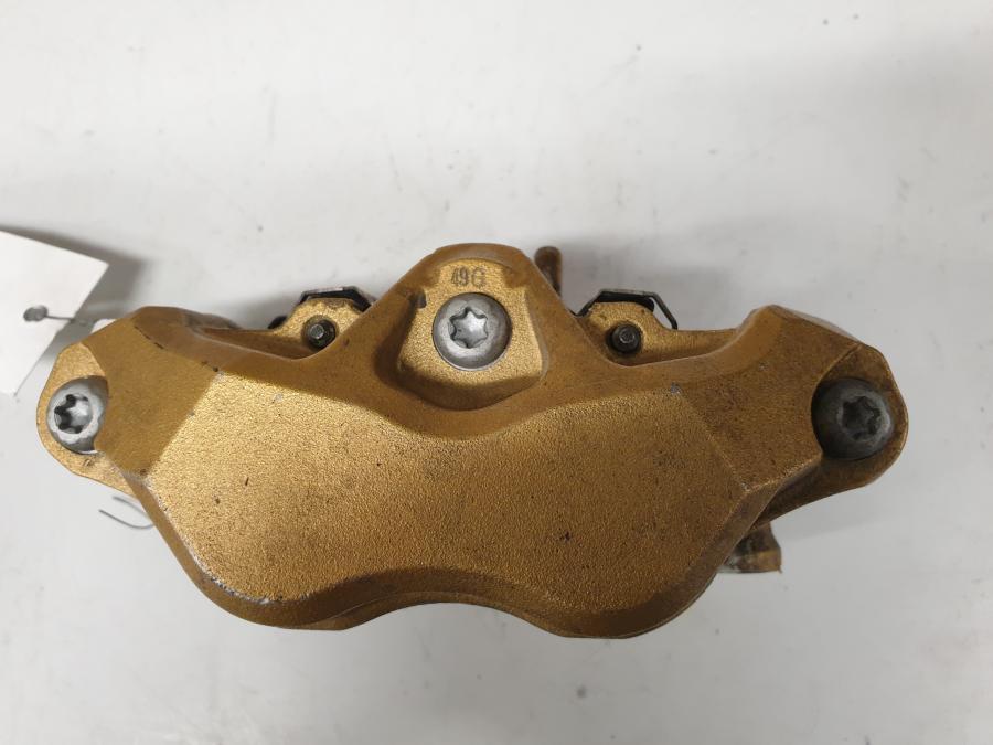 Snett uppifrån på Bromsok från en Kawasaki ZX-10R -2005 motorcykel.