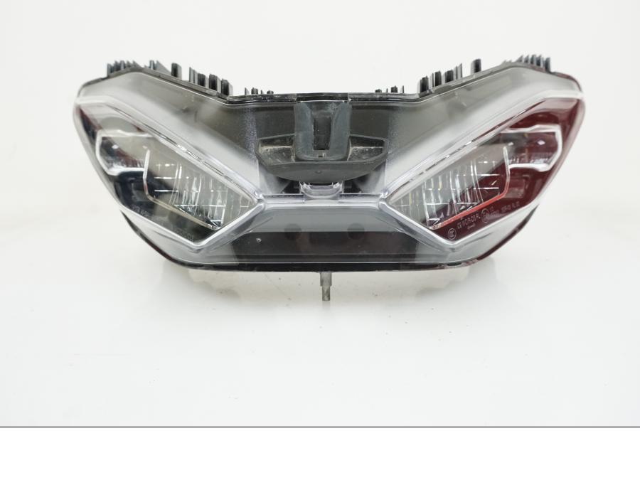 Framsidan på Strålkastare från en Ducati Multistrada 1158 V4 -2021 motorcykel.