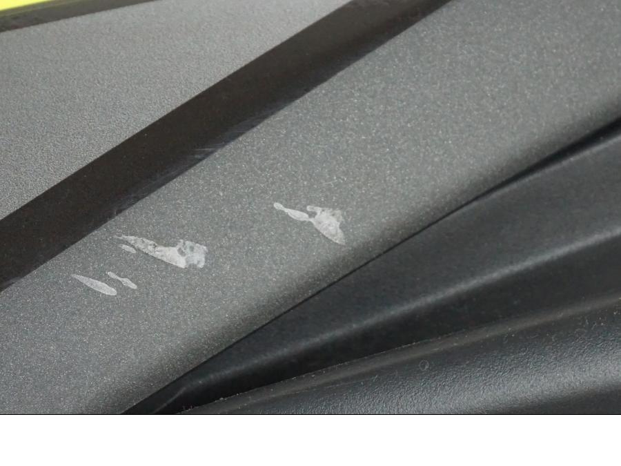 Snett nerifrån på Bakvinge från en Yamaha MT-09 -2016 motorcykel.