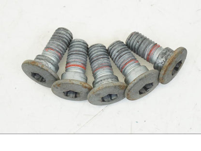 Baksidan på Bromsskiva från en Yamaha XSR 700 -2016 motorcykel.