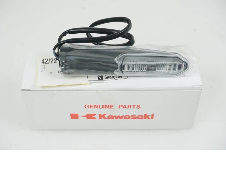 Framsidan på Blinkers LED från en Kawasaki Z 900 -2021 motorcykel.