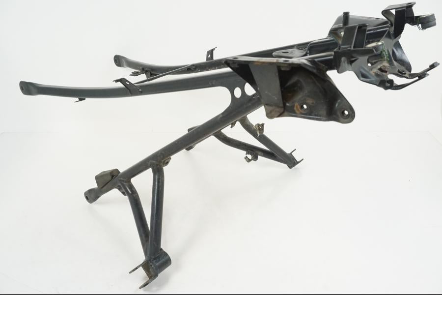 Snett uppifrån på Bakram från en BMW F 650 CS -2002 motorcykel.