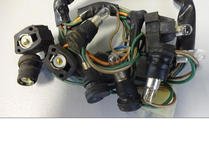 Baksidan på Kablage från en Honda CB 750 -1982 motorcykel.