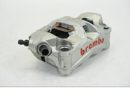 Vänster sida på Bromsok från en Ducati Streetfighter V4 -2020 motorcykel.