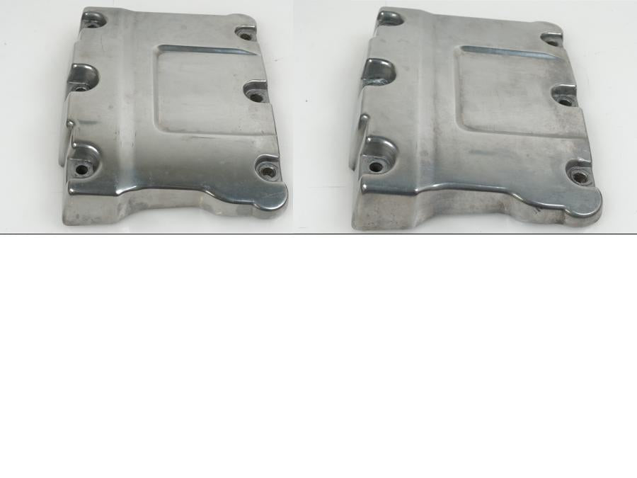 Baksidan på Ventilkåpa från en H-D Softail -2008 motorcykel.