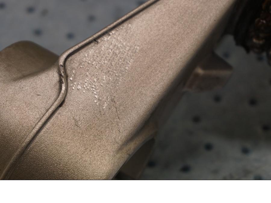 Vänster sida på Gaffelkrona från en MV Agusta F3 675 -2014 motorcykel.