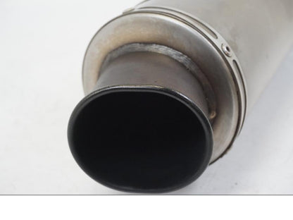 Snett uppifrån på Ljuddämpare Sport från en Kawasaki ZX-12R -2000 motorcykel.