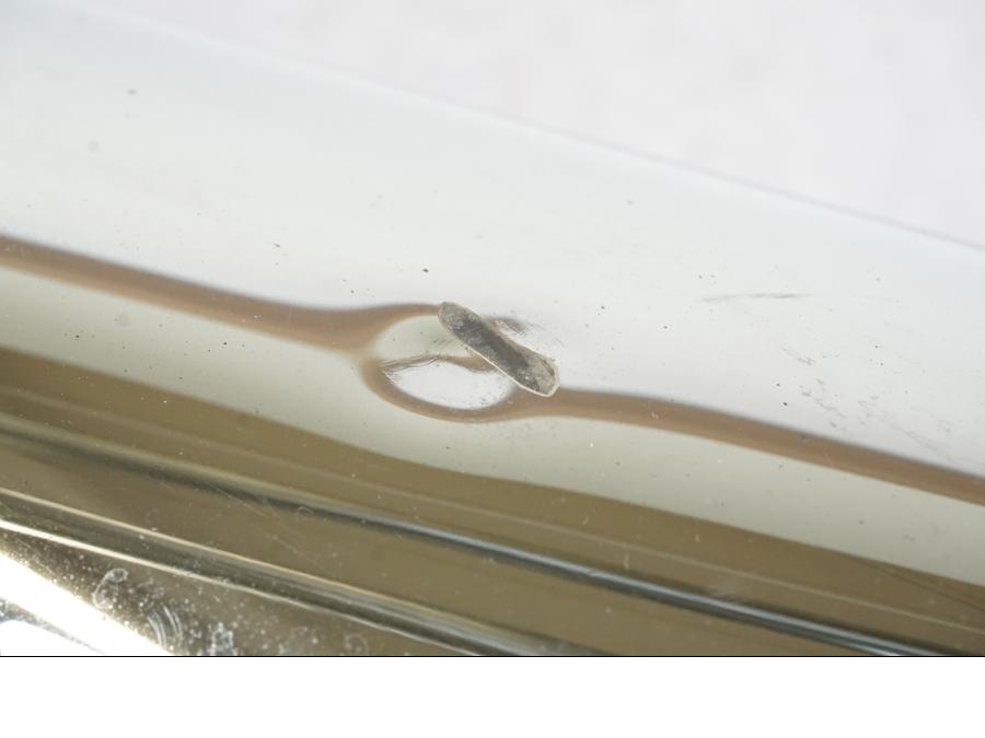 Baksidan på Ljuddämpare från en BMW R 1200 GSA -2012 motorcykel.