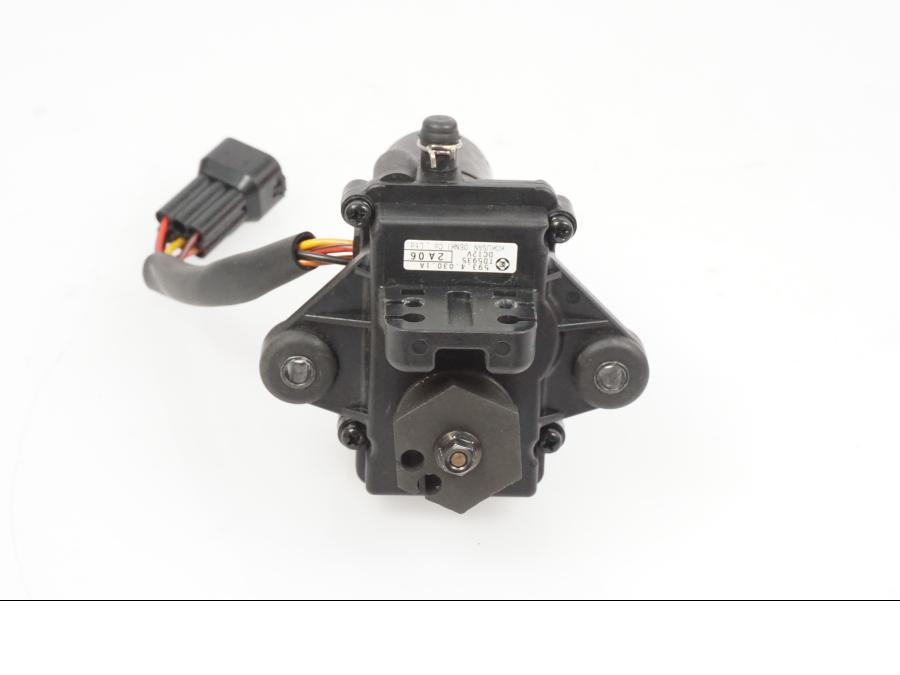 Framsidan på Avgasspjällmotor från en Ducati 848 EVO -2012 motorcykel.