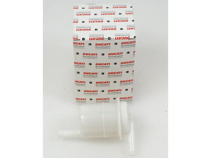 Framsidan på Bensinfilter från en Ducati Monster 750 -1999 motorcykel.