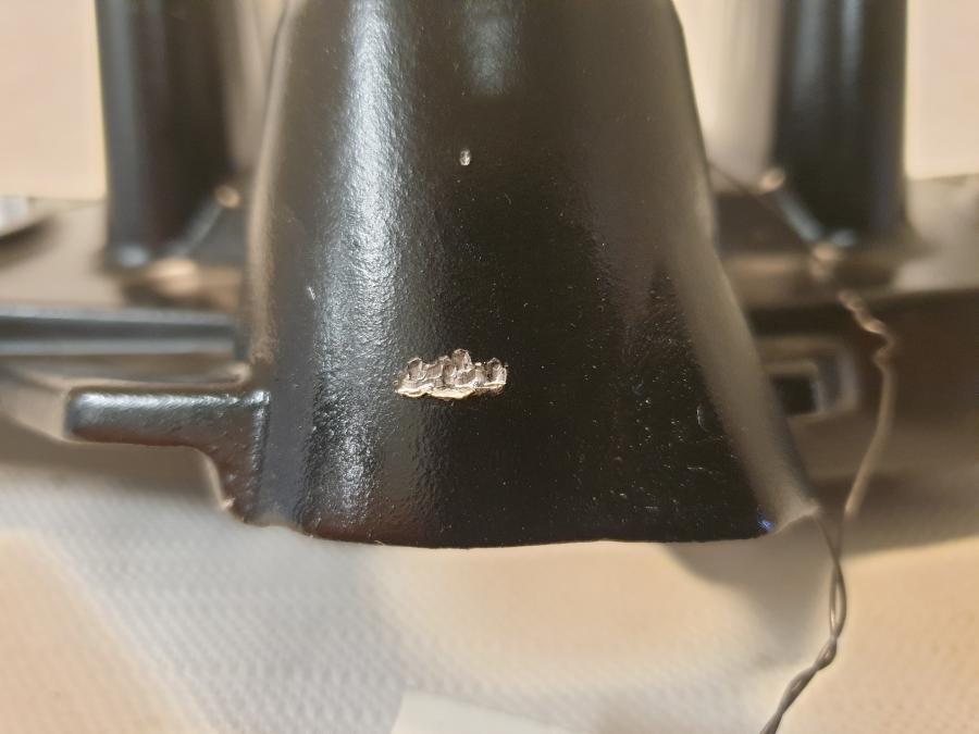 Höger sida på Gaffelkrona från en Kawasaki Z 125 -2019 motorcykel.