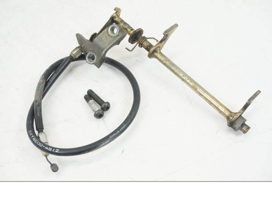 Framsidan på Sadellåsmekanism från en Yamaha YZF 1000 R1 -2004 motorcykel.