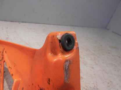 Snett uppifrån på Svingskärm från en Kawasaki ZX-10R -2008 motorcykel.