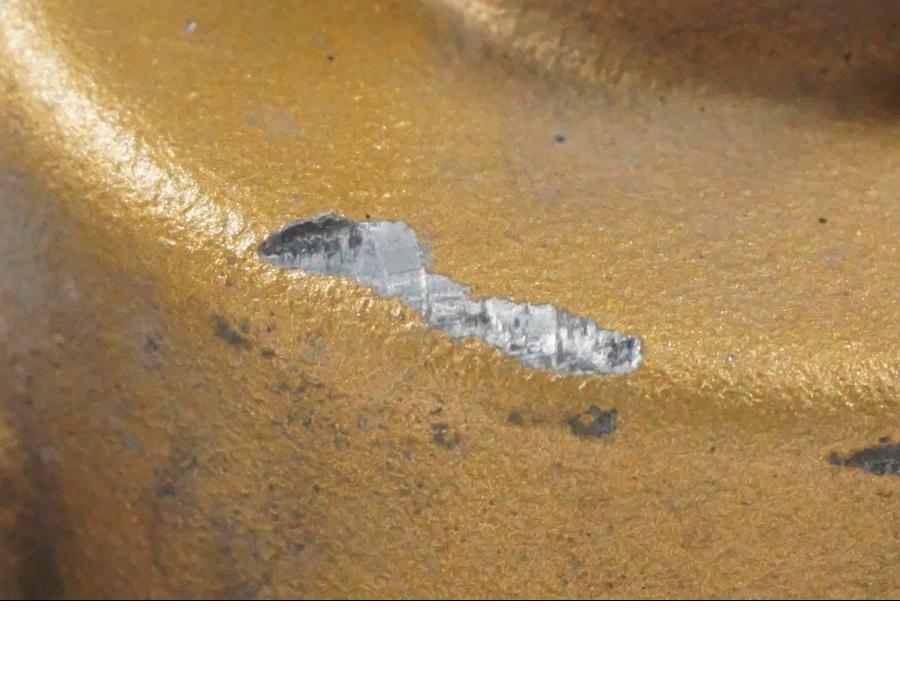 Höger sida på Bromsok från en Kawasaki ZX-6R -2005 motorcykel.