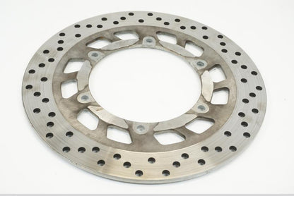 Baksidan på Bromsskiva från en Yamaha XV 750 -1998 motorcykel.