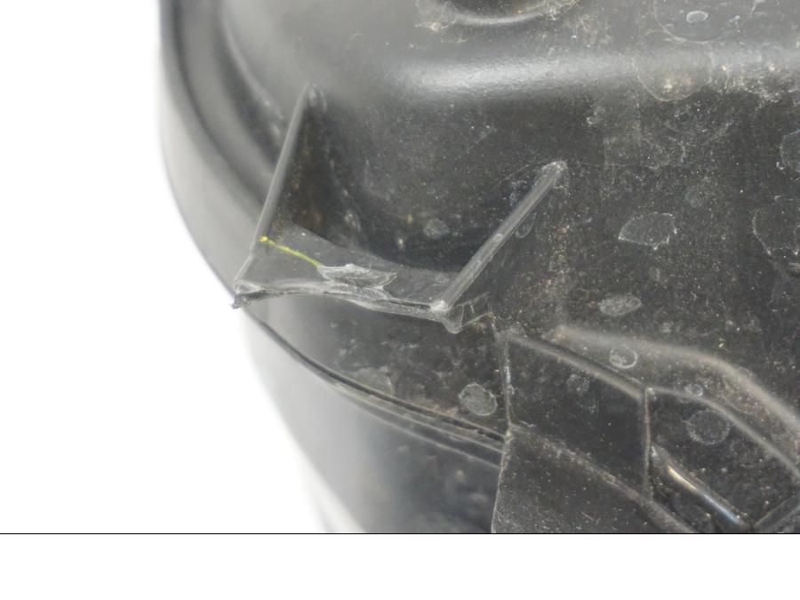 Snett nerifrån på Strålkastare från en Yamaha FZ1-SA -2007 motorcykel.