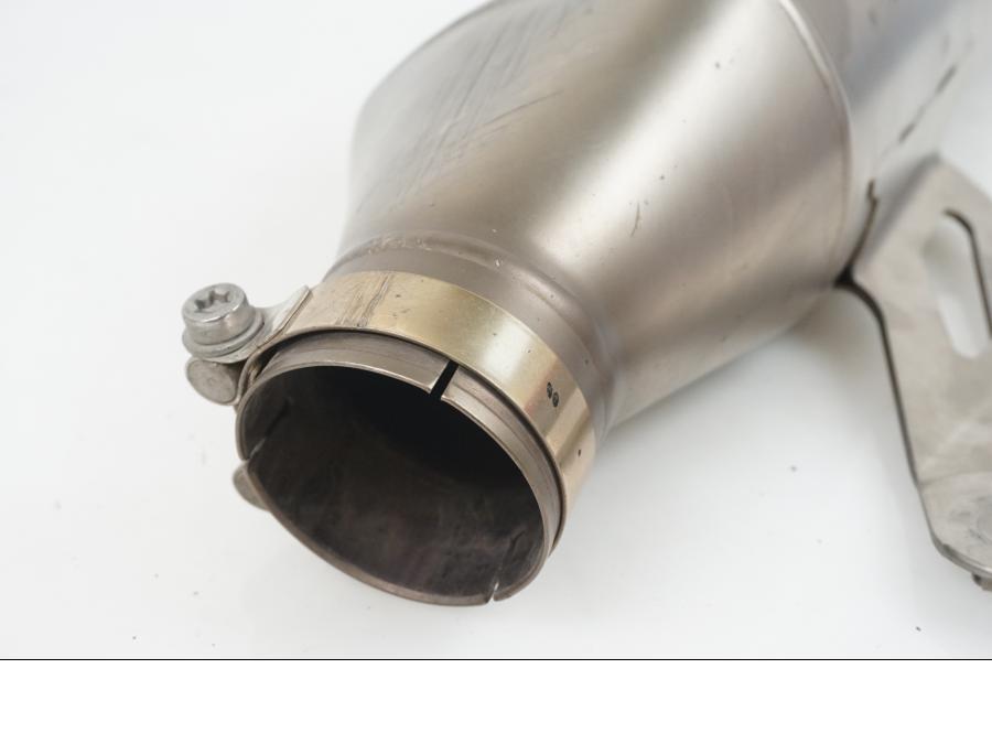 Snett uppifrån på Ljuddämpare Sport från en BMW S 1000 RR -2018 motorcykel.