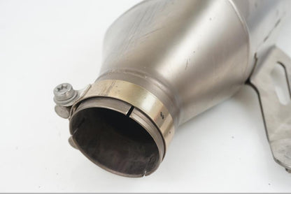 Snett uppifrån på Ljuddämpare Sport från en BMW S 1000 RR -2018 motorcykel.