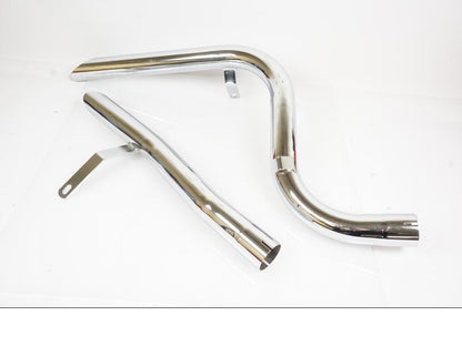 Baksidan på Ljuddämpare Sport från en Honda VT 1100 C -1985 motorcykel.