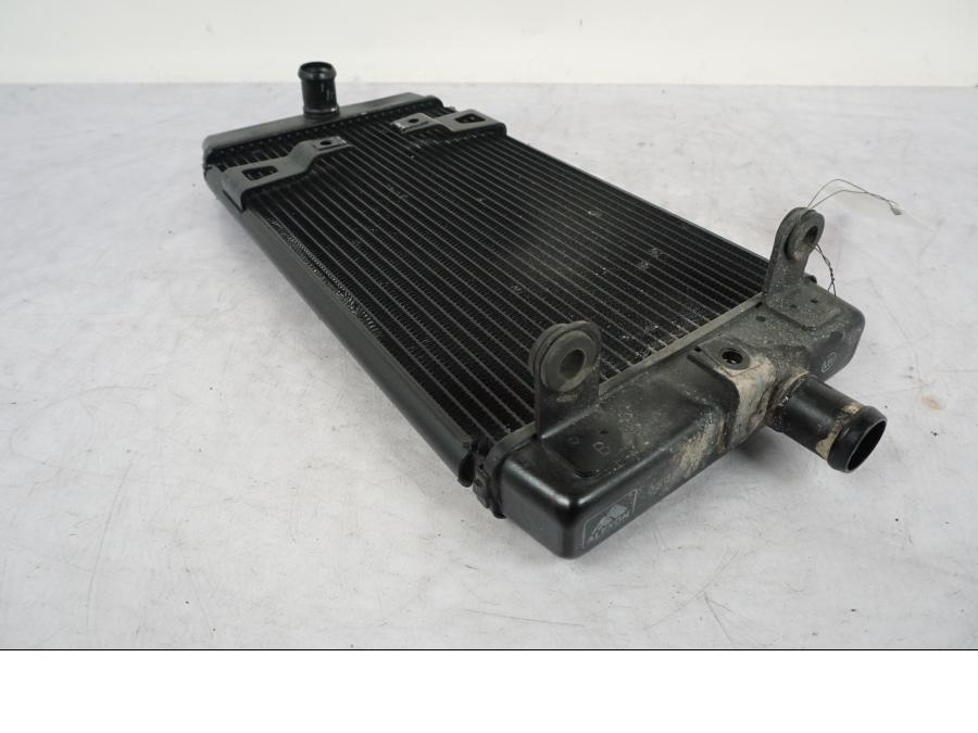 Snett uppifrån på Vattenkyl från en Triumph Bonneville T120 -2021 motorcykel.