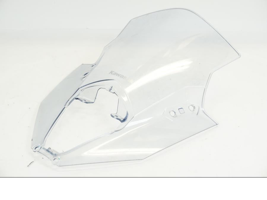 Baksidan på Vindruta från en Kawasaki Z 750 -2009 motorcykel.