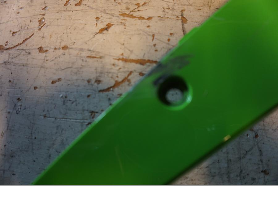 Baksidan på Sidkåpa från en Kawasaki ZX-10R -2011 motorcykel.