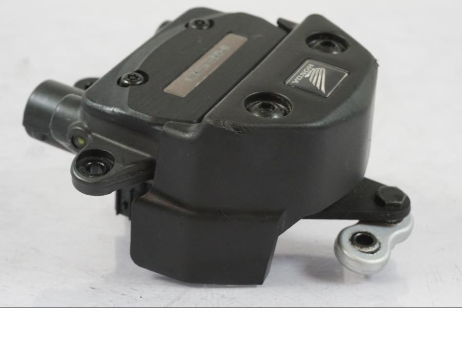 Snett uppifrån på Styrdämpare från en Honda CBR 1000 RR -2007 motorcykel.