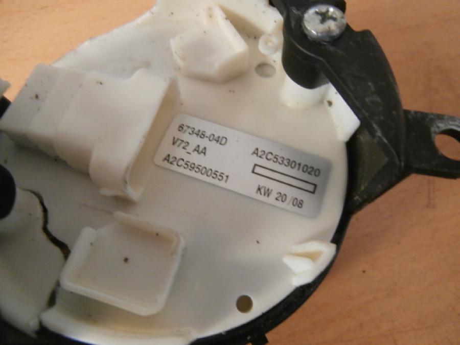 Baksidan på Varvräknare från en H-D Touring Ultra Classic FLHTCU/I -2009 motorcykel.