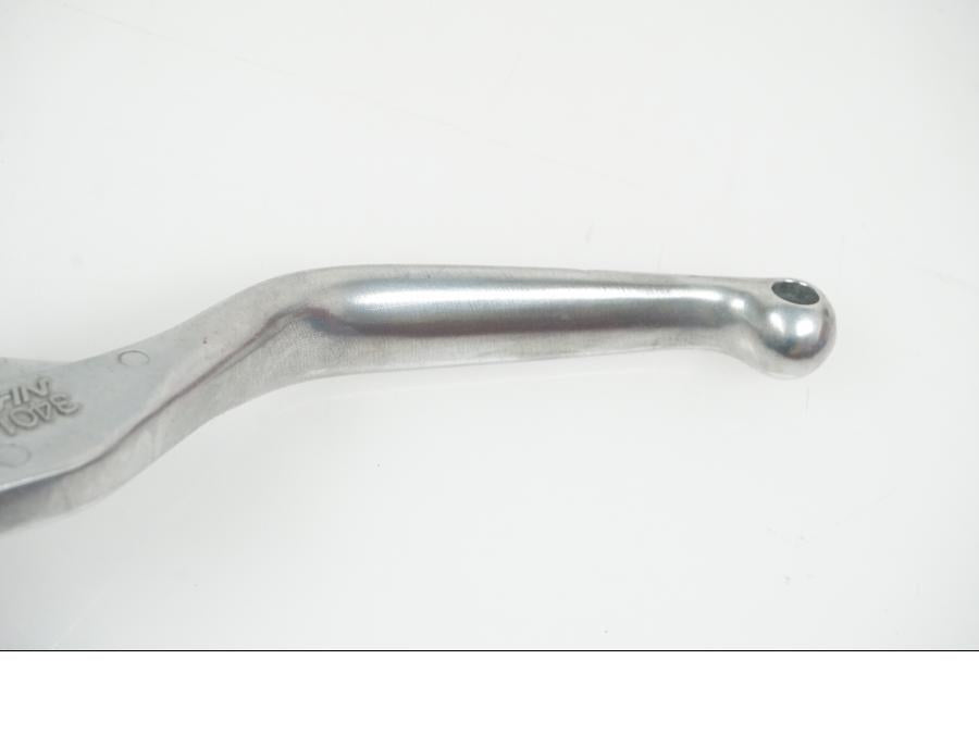 Snett uppifrån på Bromsgrepp från en Kawasaki VN 1700 Classic Tourer -2010 motorcykel.